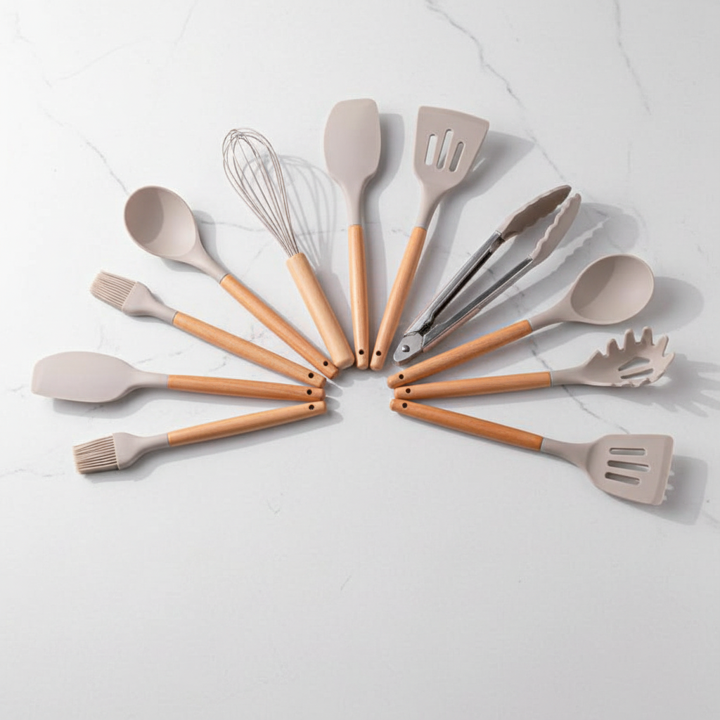 12-teiliges Silikon-Küchenutensilien-Set