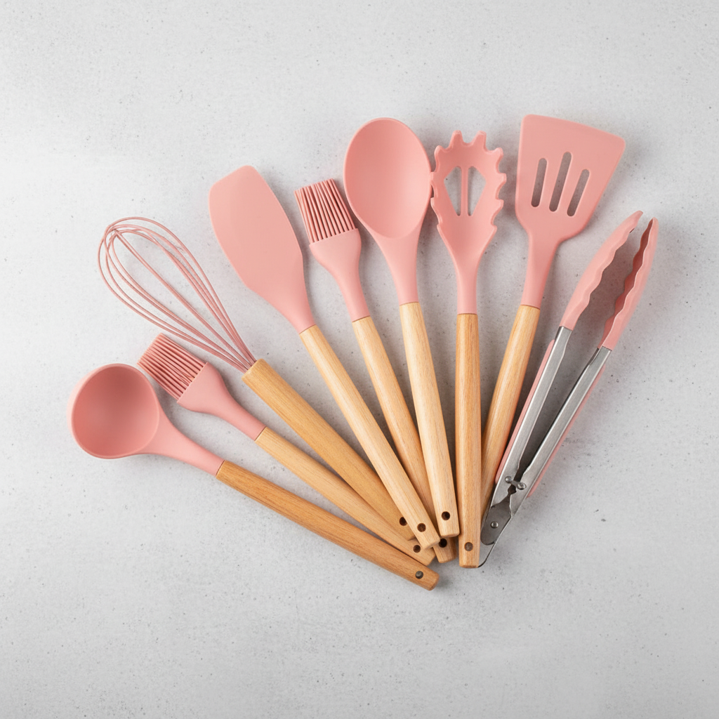 12-teiliges Silikon-Küchenutensilien-Set