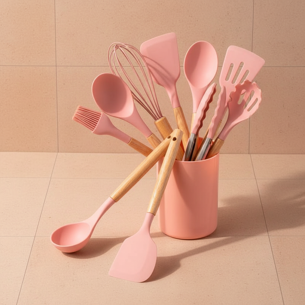 12-teiliges Silikon-Küchenutensilien-Set
