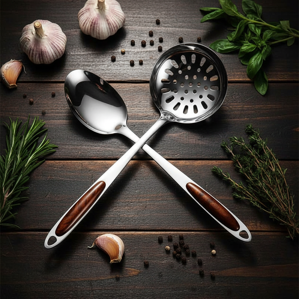 Premium-Edelstahl-Küchenutensilien-Set