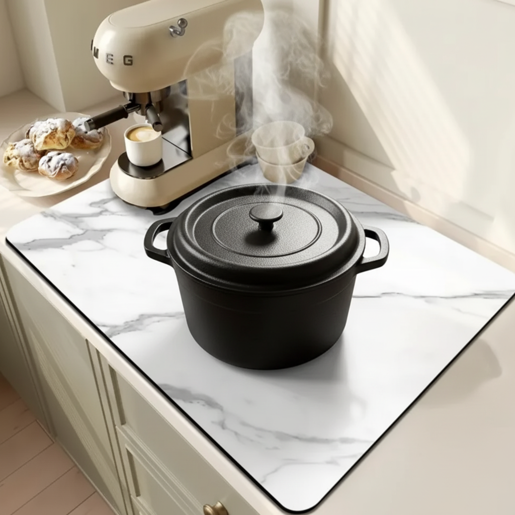 Marmor-Design Abtropfmatte