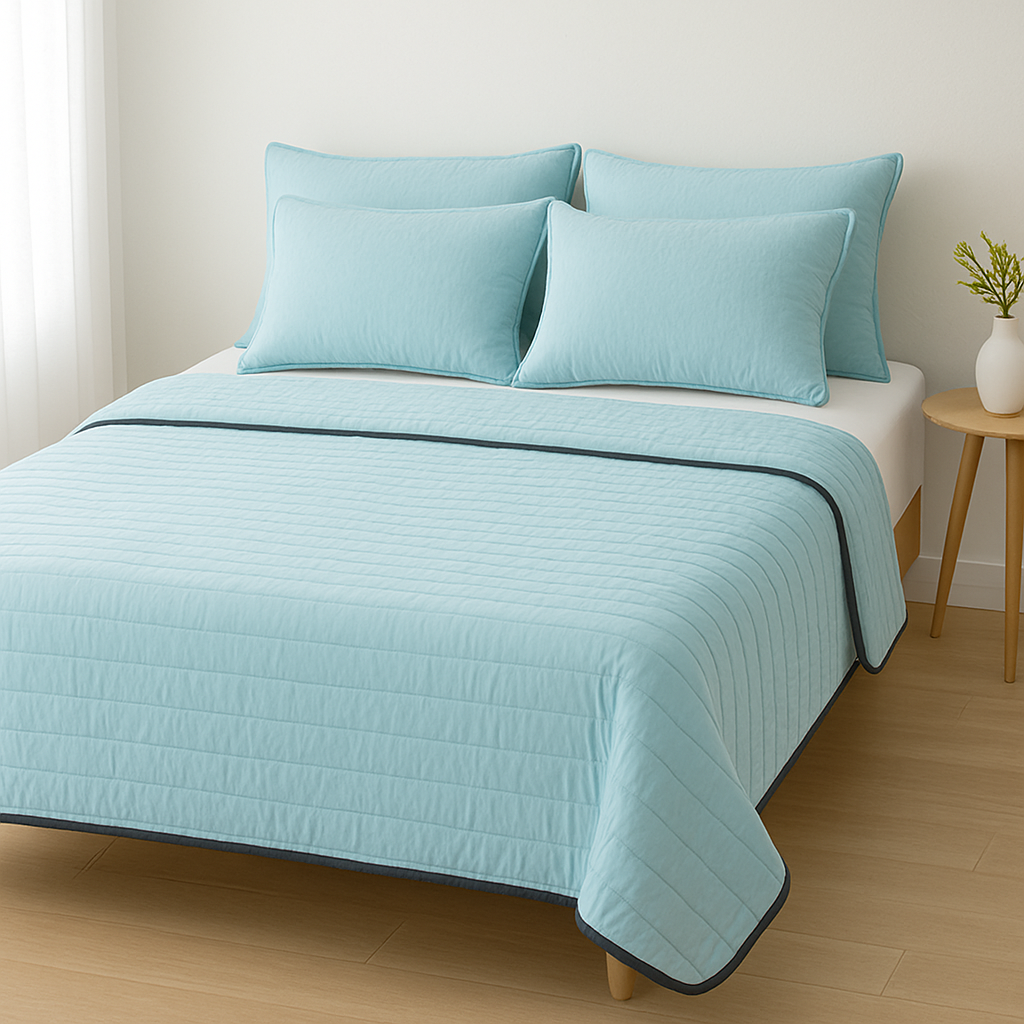 Sommerdecke aus kühlender Mikrofaser