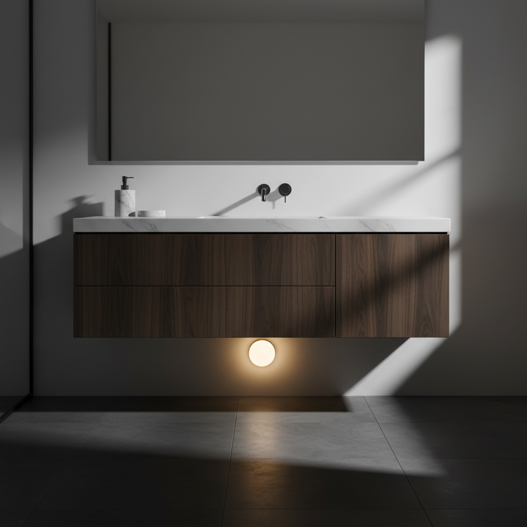 Runde LED-Nachtlampe mit Bewegungssensor