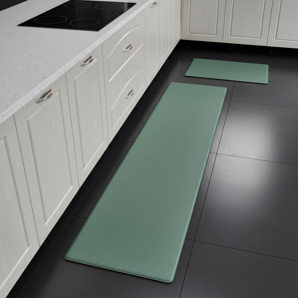 Anti-Ermüdungs- und Rutschfeste Komfort-Küchenmatte | Weiche Stehmatte