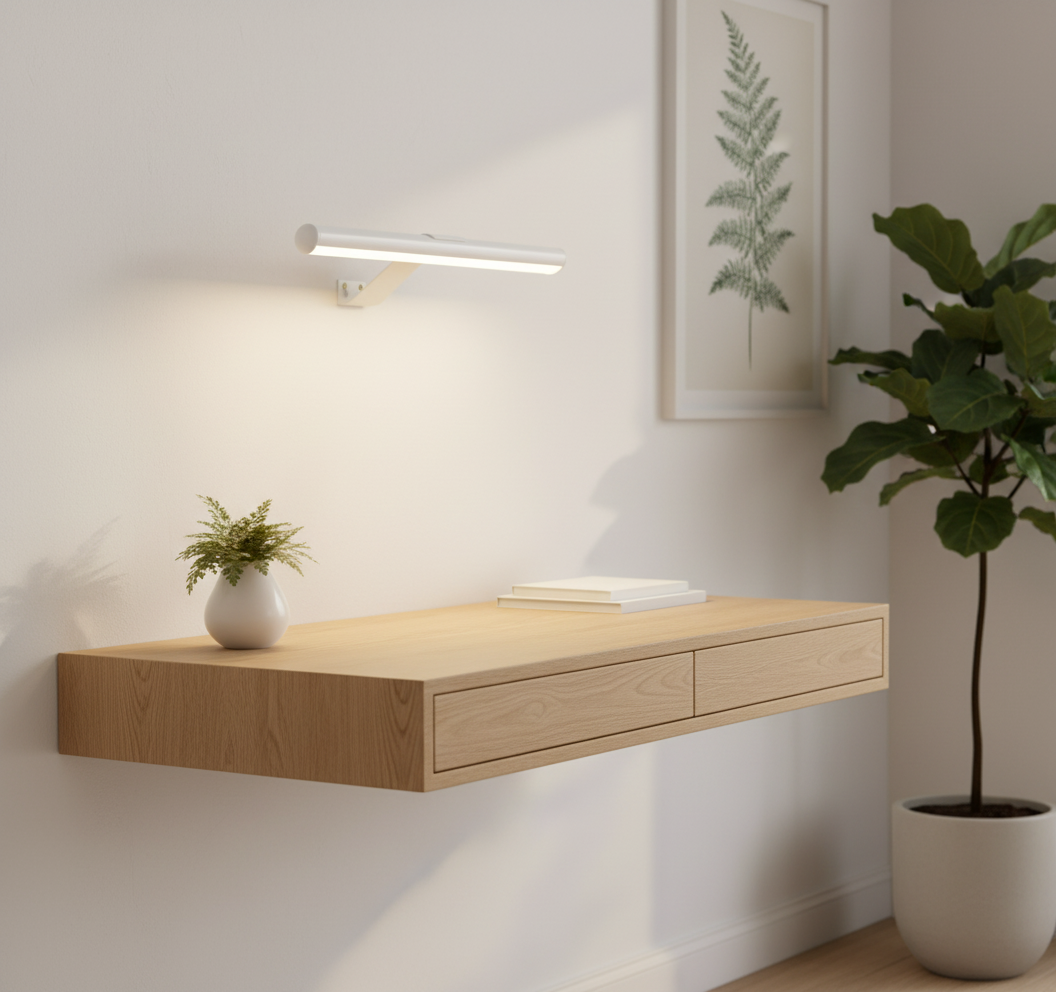 LED-Wandleuchte mit wiederaufladbarer Batterie