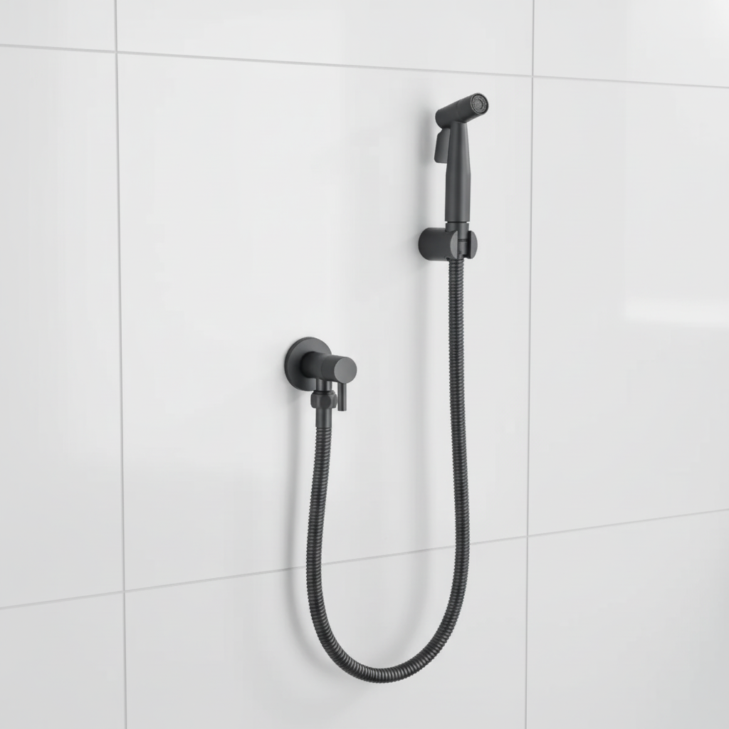 Wandmontierter Edelstahl 304 Kaltwasser-Bidet-Sprüher