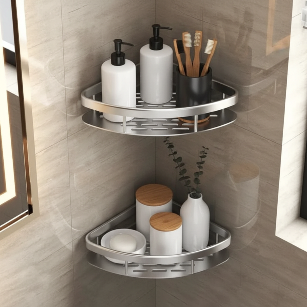 Bohrenfreie Badezimmer-Ablage