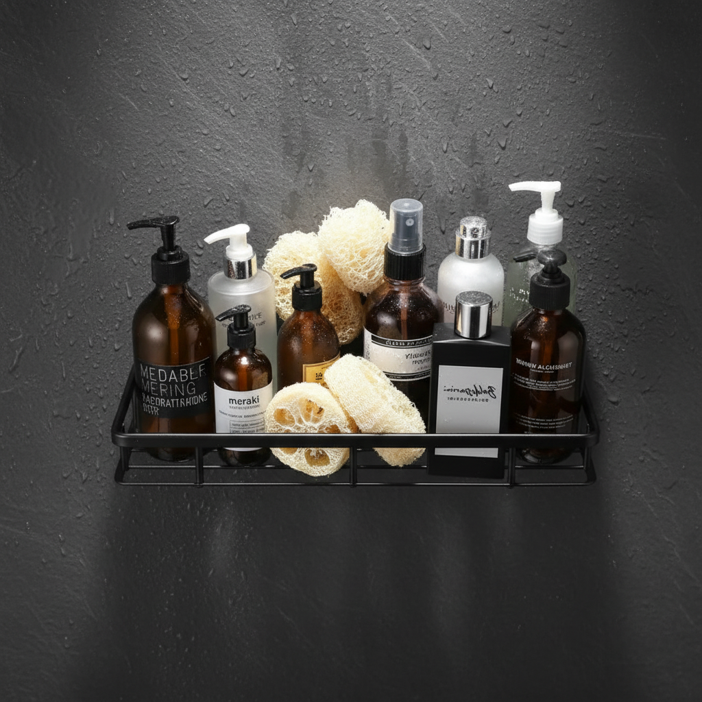 Bohrenfreie Badezimmer-Ablage