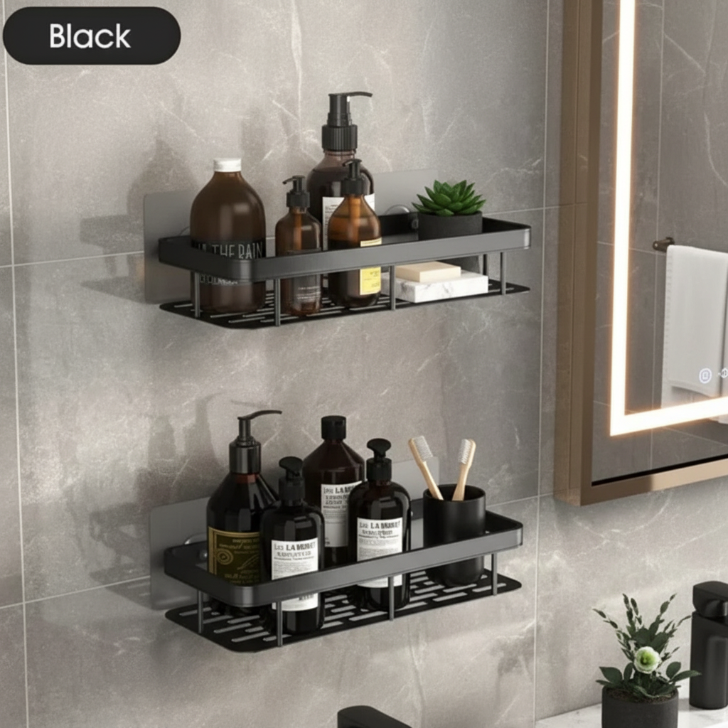 Bohrenfreie Badezimmer-Ablage