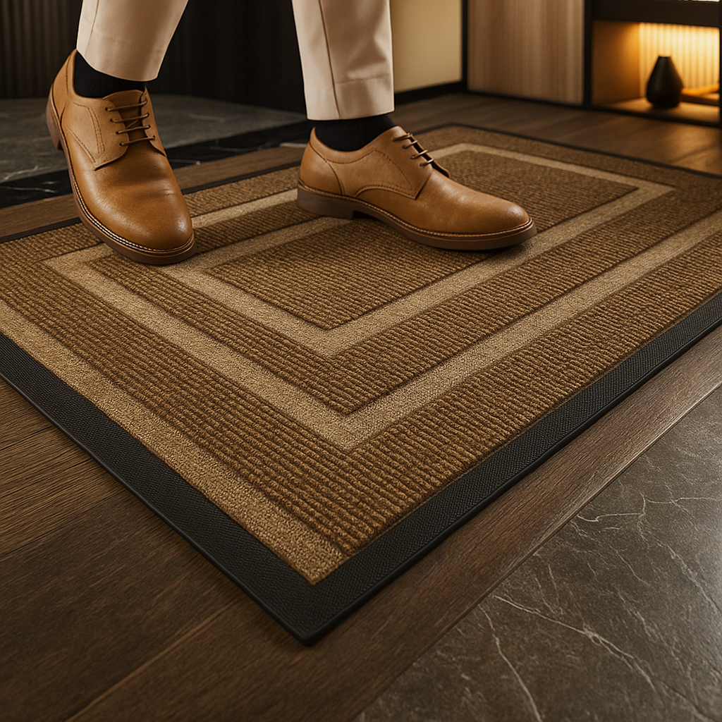 Schmutzfang-Eintrittsmatte mit Anti-Rutsch-Rücken
