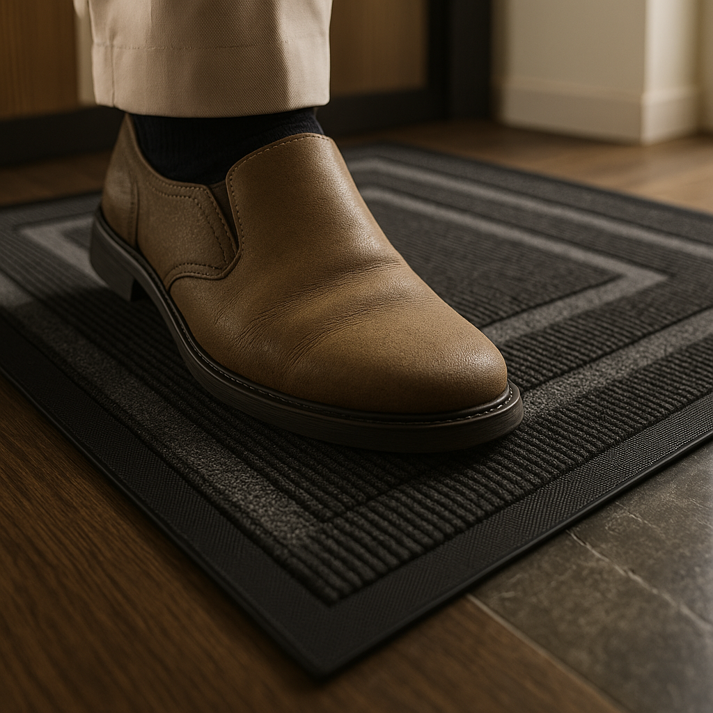 Schmutzfang-Eintrittsmatte mit Anti-Rutsch-Rücken