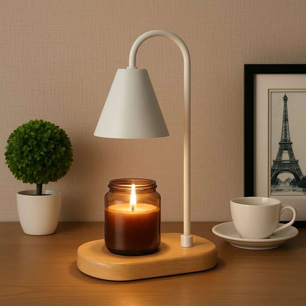 Nordische Kerzenwärmer-Lampe mit dimmbarem Licht