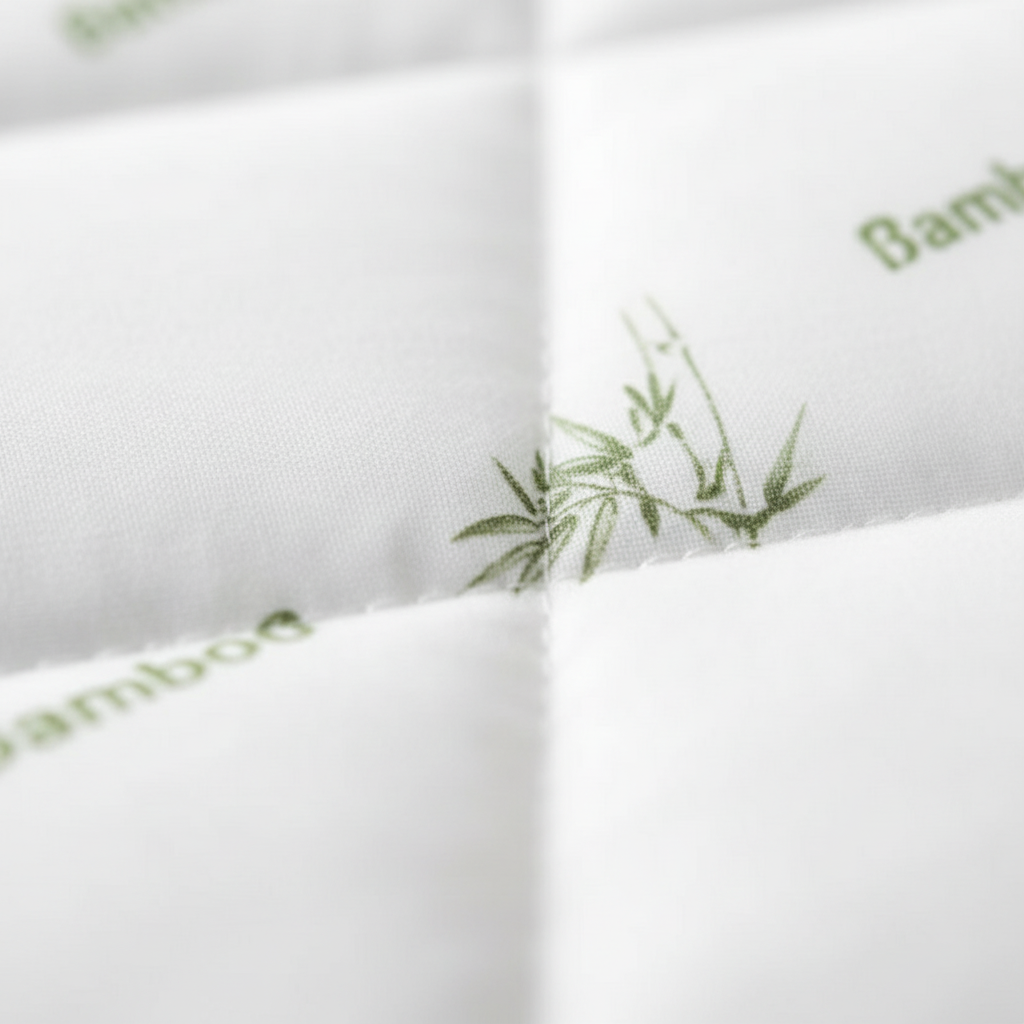 Bamboo Kissen 80x80 cm – Weiches, Atmungsaktives Kopfkissen mit Bambusfaser-Bezug