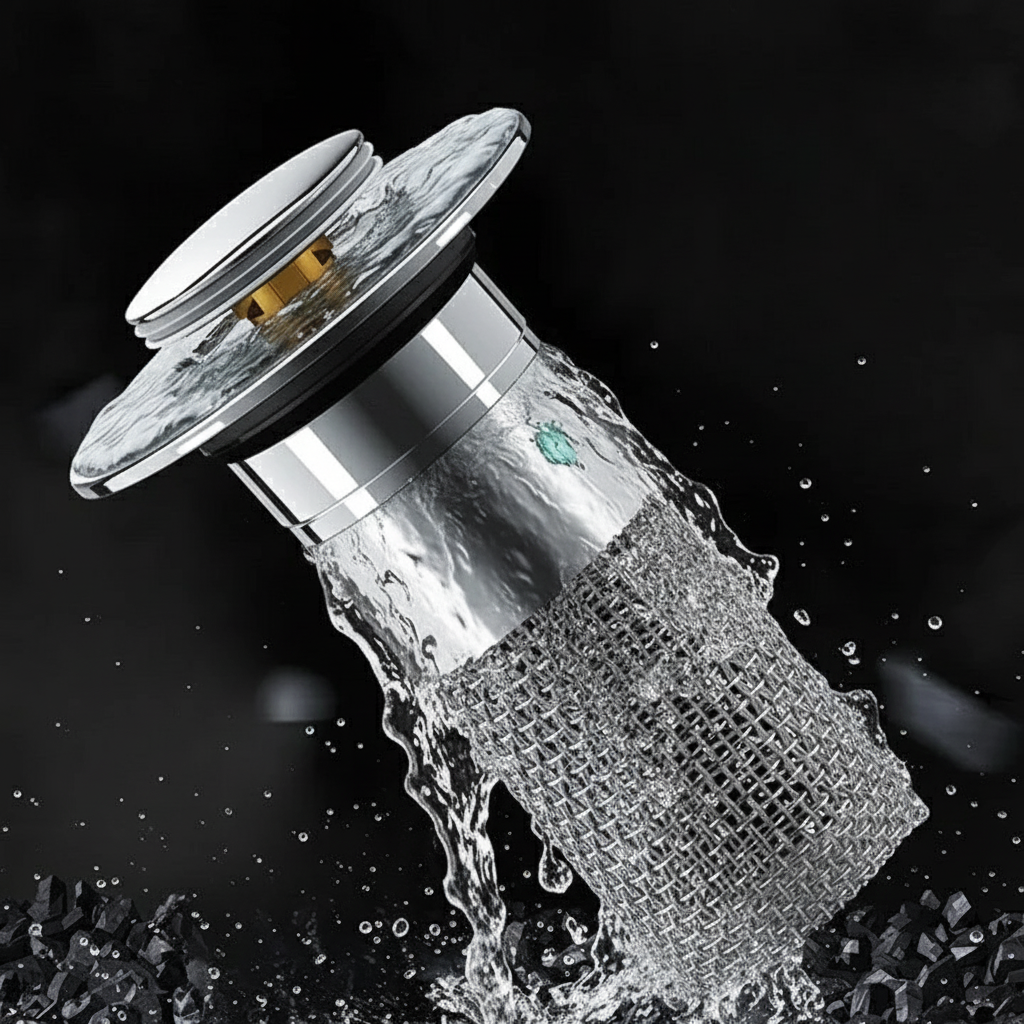 Aufklappbares Anti-Verstopfungs Edelstahl Spülbecken Abfluss-Sieb