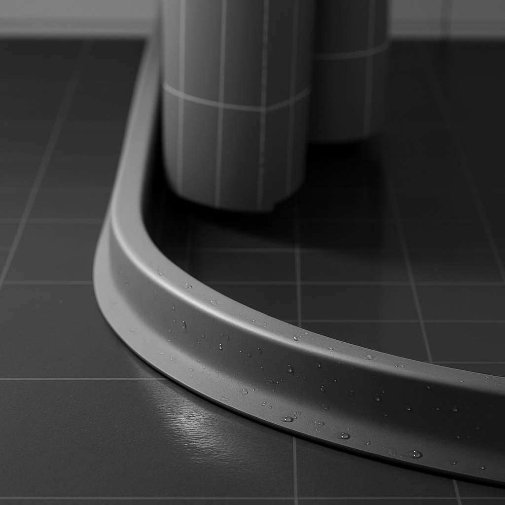 Selbstklebender Silikon Boden-Wasserstopp für Bad & Dusche