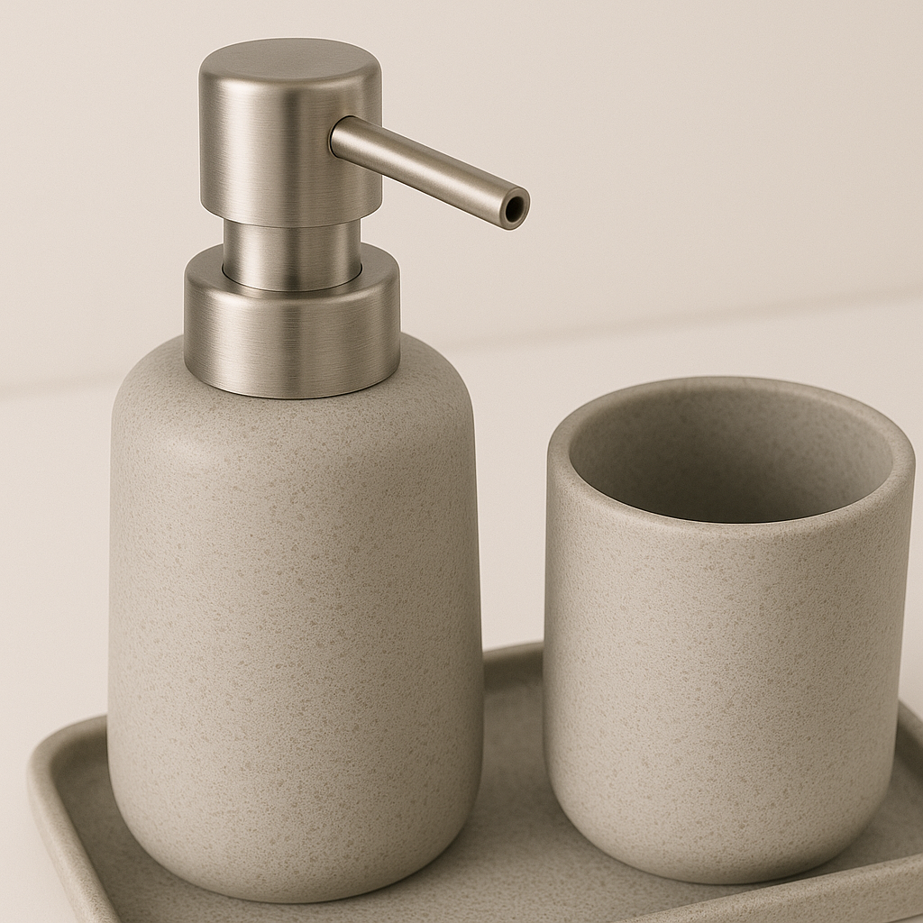 Badezimmer Set 3-teilig | Modern, Robust & Funktional