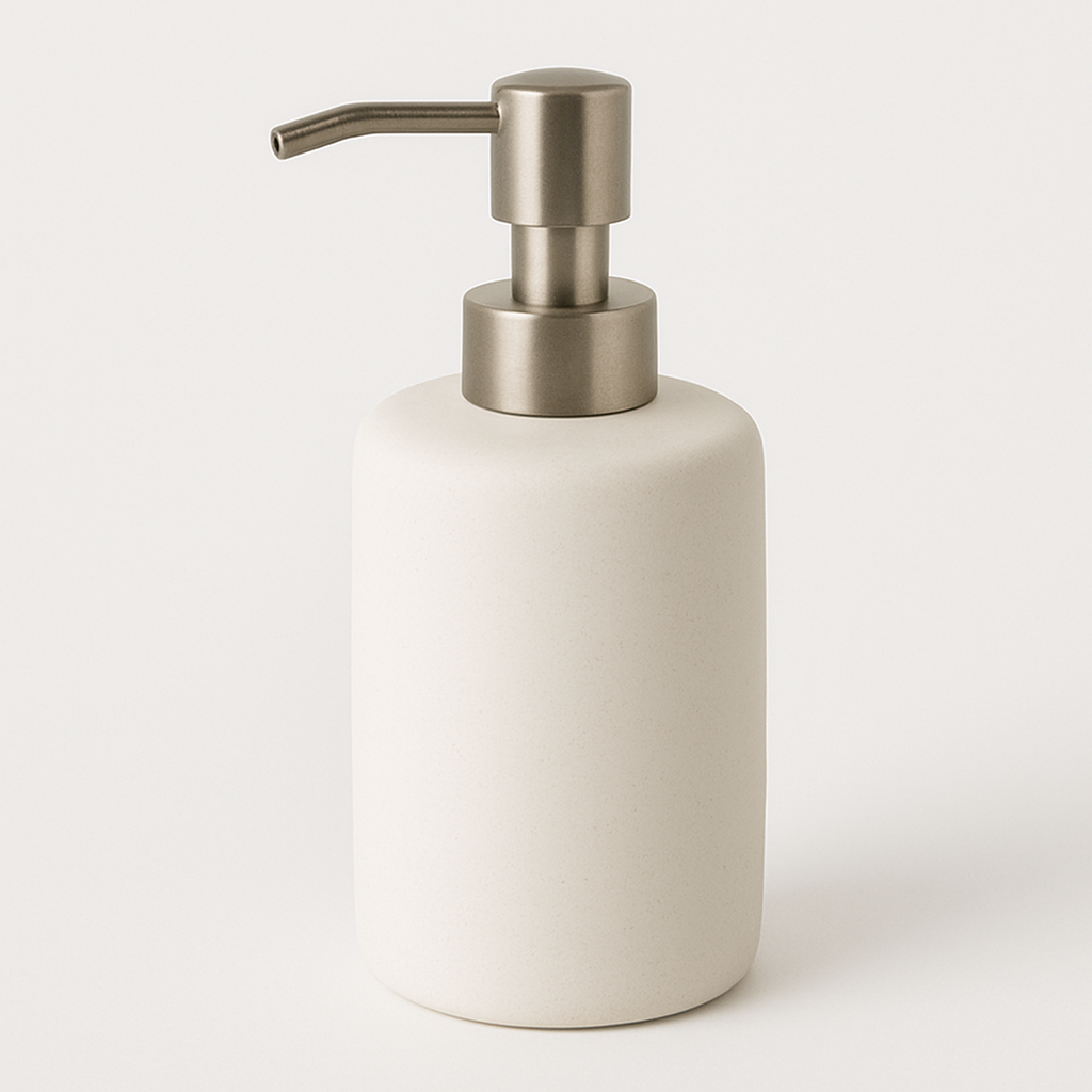 Seifenspender Keramik | Minimalistisch, Robust & Hygienisch