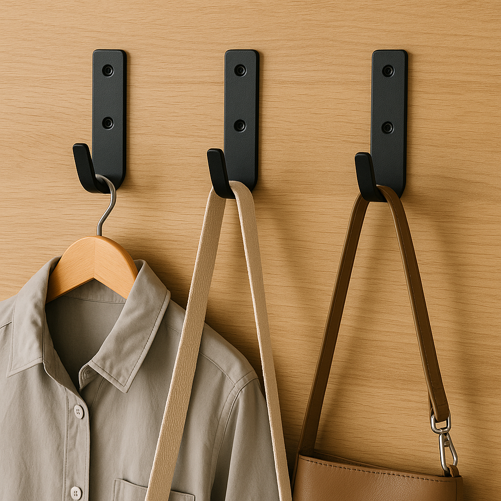 Wandhaken Set Metall | Stabil, Platzsparend & Vielseitig