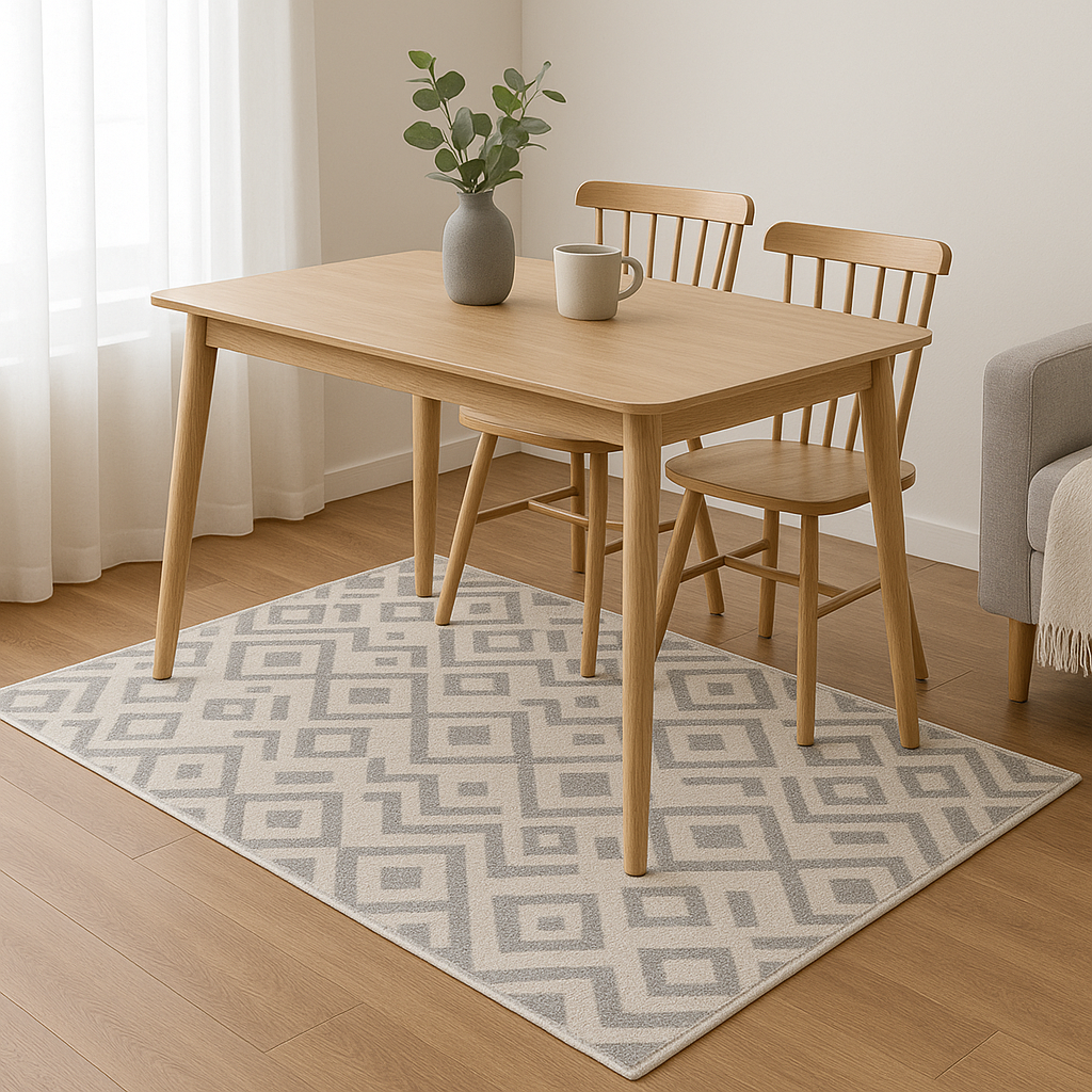 Teppich Modern Muster | Flach, Pflegeleicht & Vielseitig