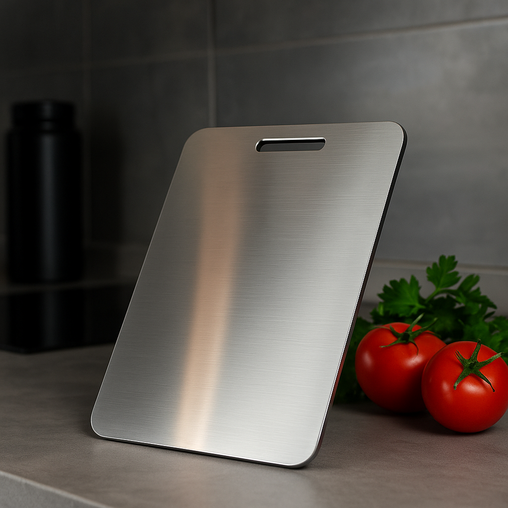 Premium-Edelstahl-Schneidebrett