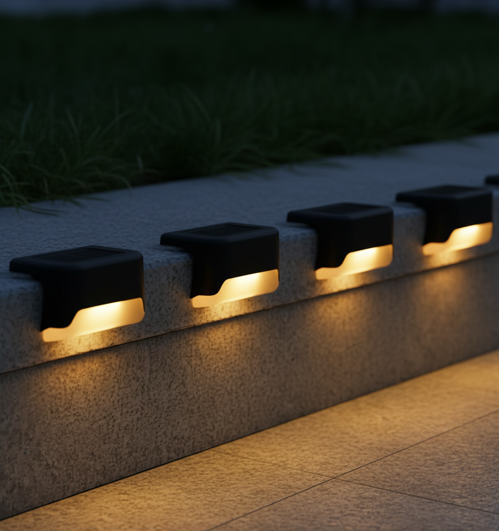 Solarbetriebene, wasserdichte Außenlampe