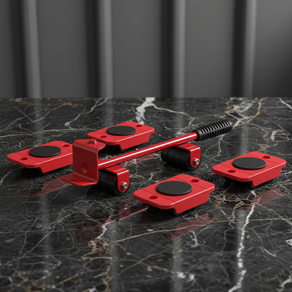 5-teiliger Möbelheber- und Rollset Möbelumzug-Werkzeug