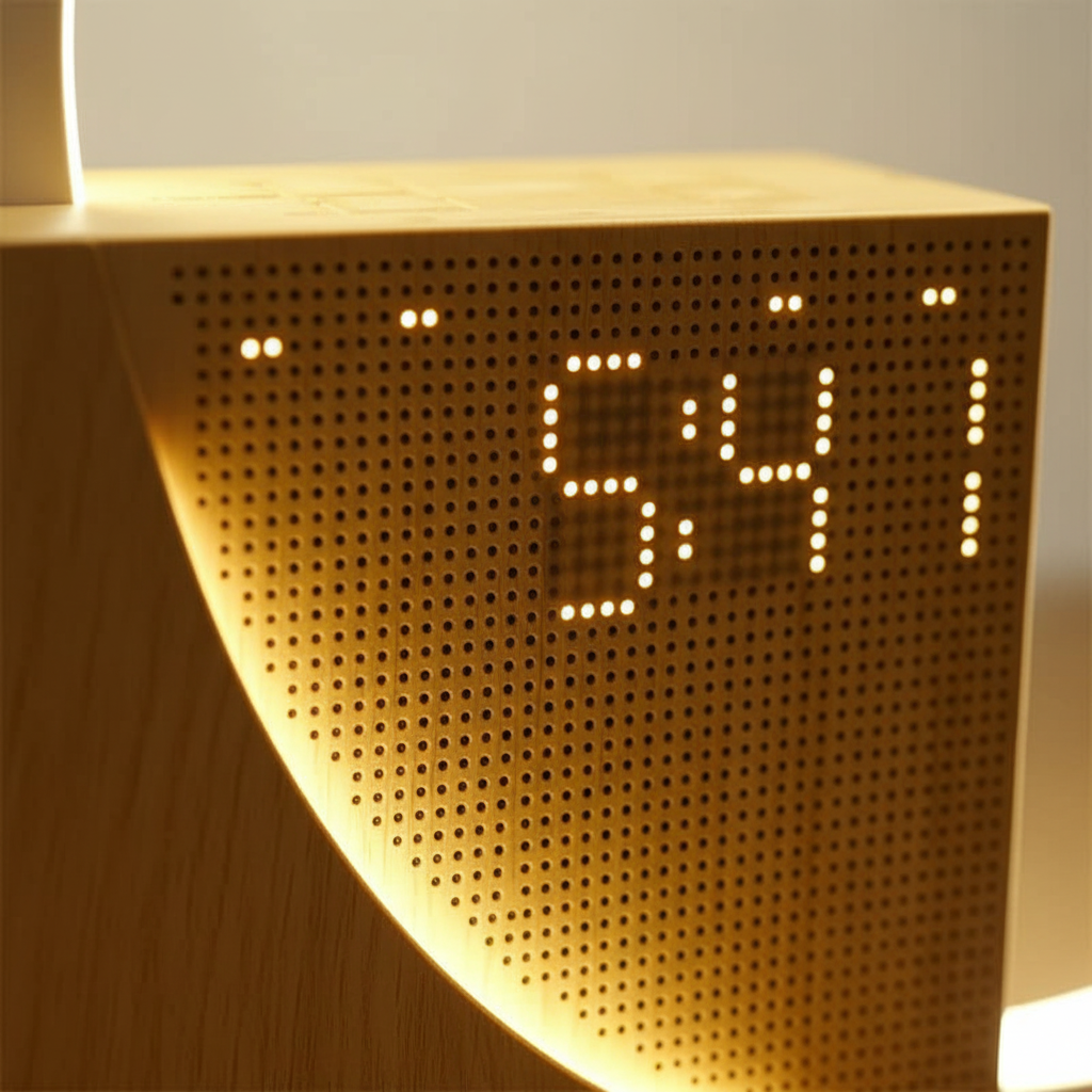 LED‑Licht digitaler Wecker