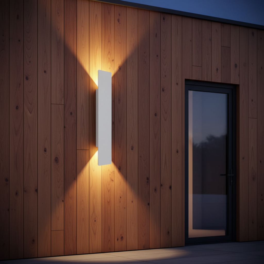 Wasserdichte IP65-LED-Wandleuchte aus Aluminium