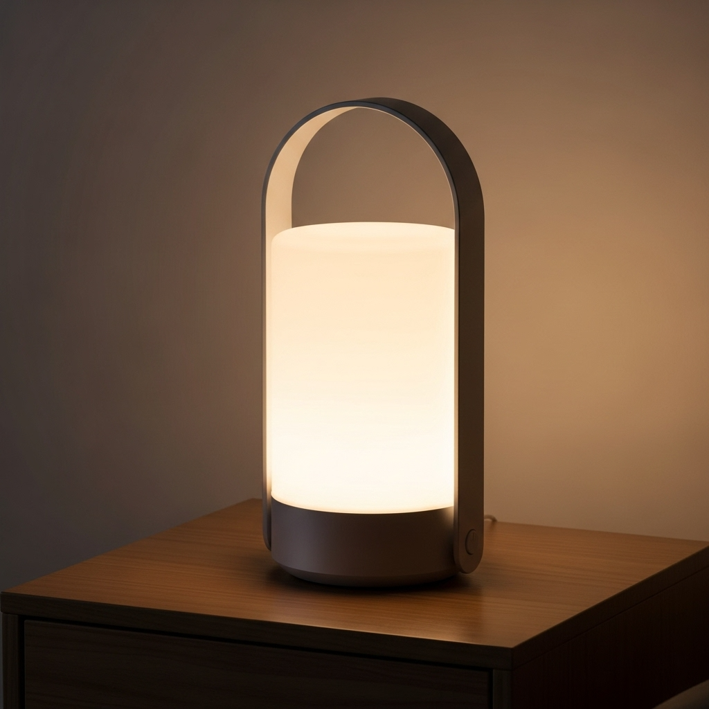 Tragbare Lampe mit Griff | Kompakt, Leicht & Vielseitig