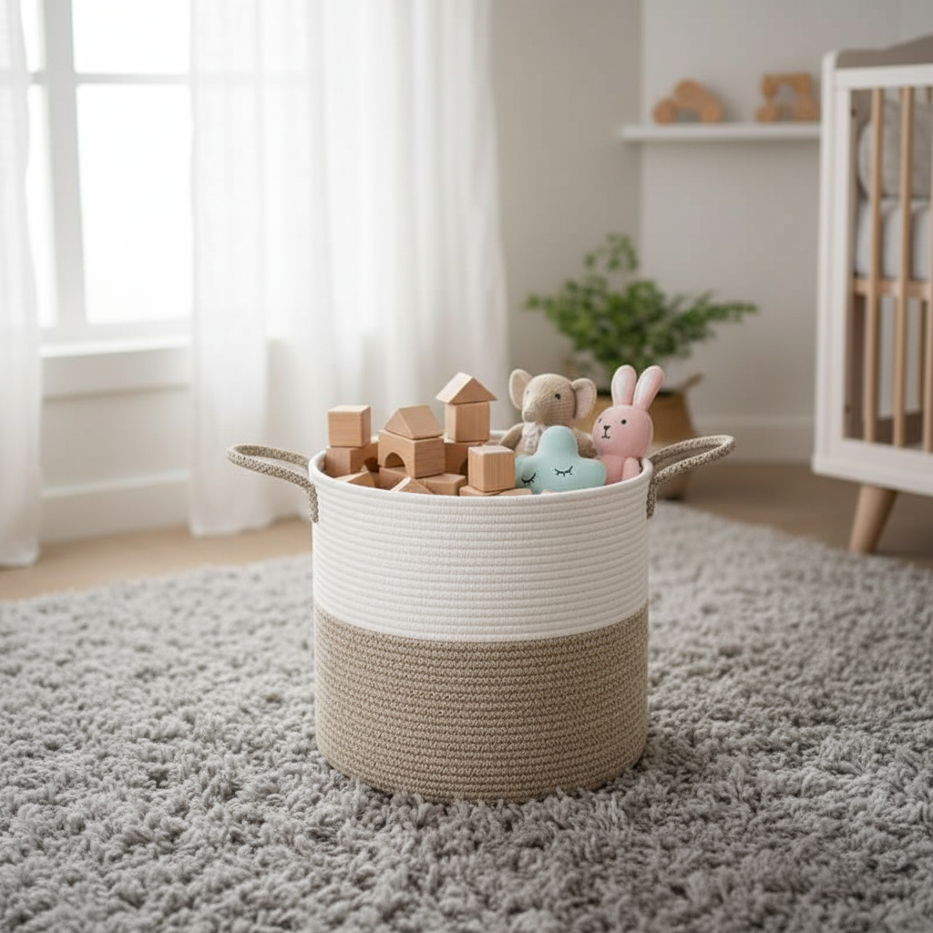 Faltbarer Baumwollkorb