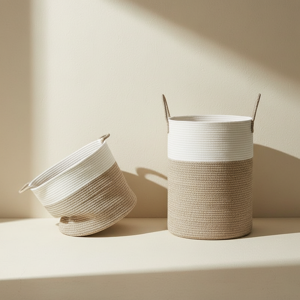 Faltbarer Baumwollkorb