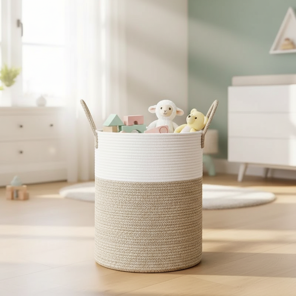 Faltbarer Baumwollkorb