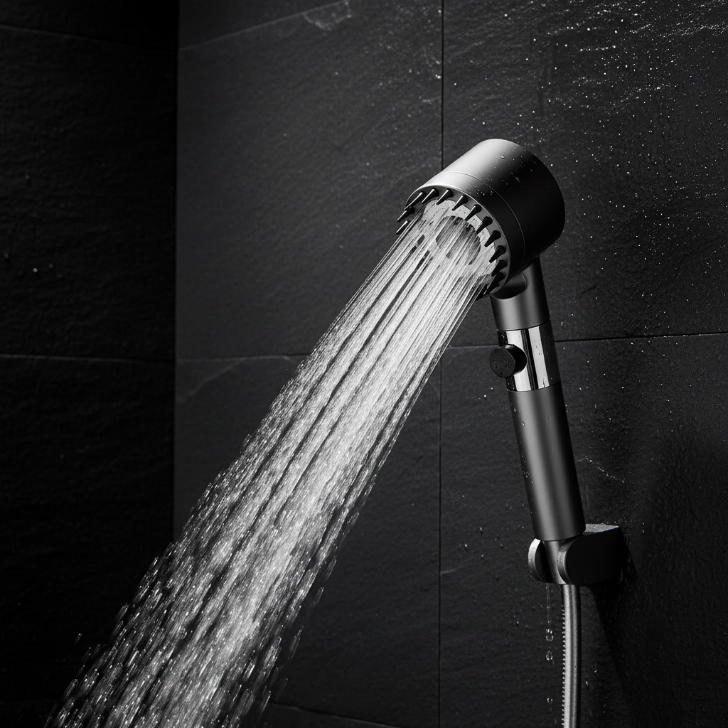 Leistungsstarker Duschkopf mit Filter