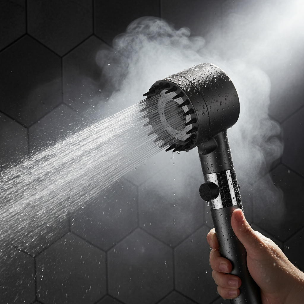 Leistungsstarker Duschkopf mit Filter