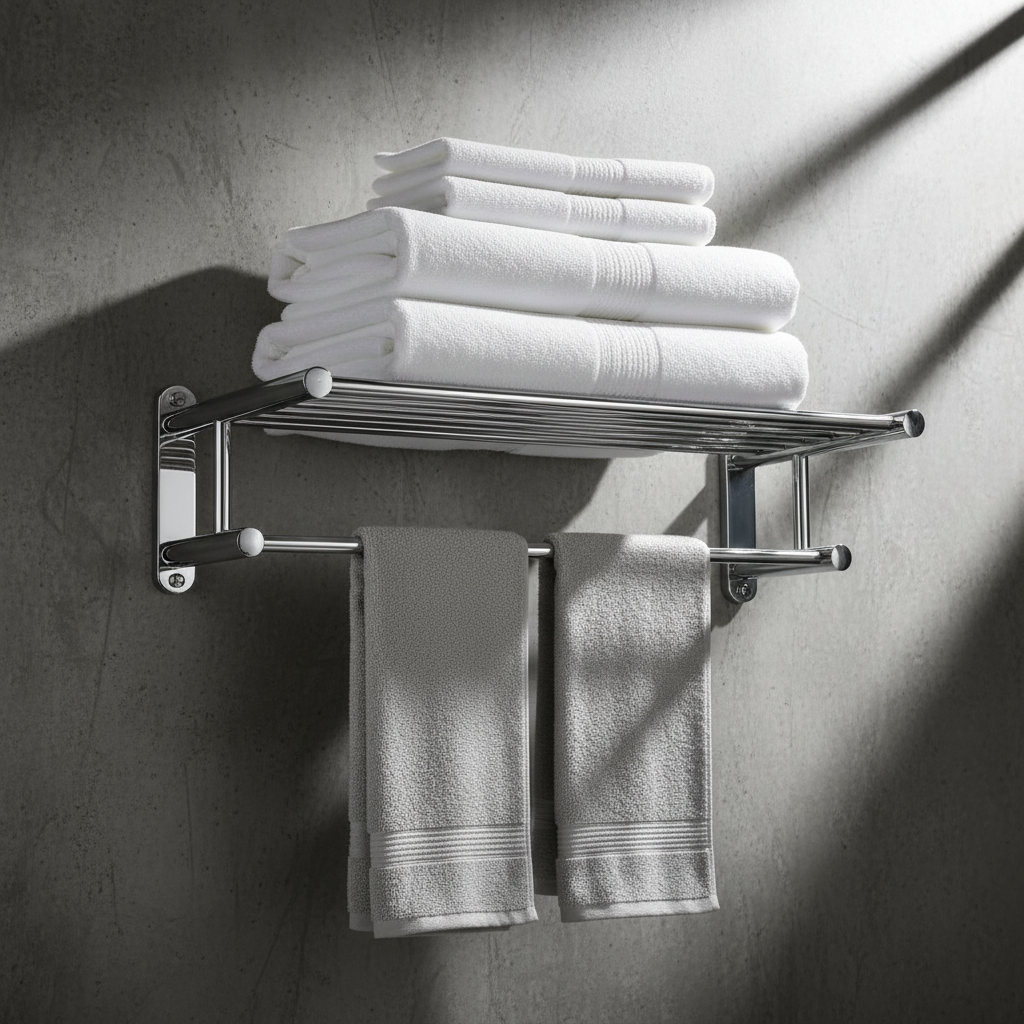 Hochwertiger Handtuchhalter aus Edelstahl