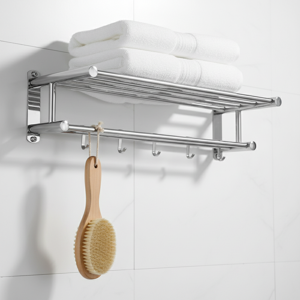 Hochwertiger Handtuchhalter aus Edelstahl