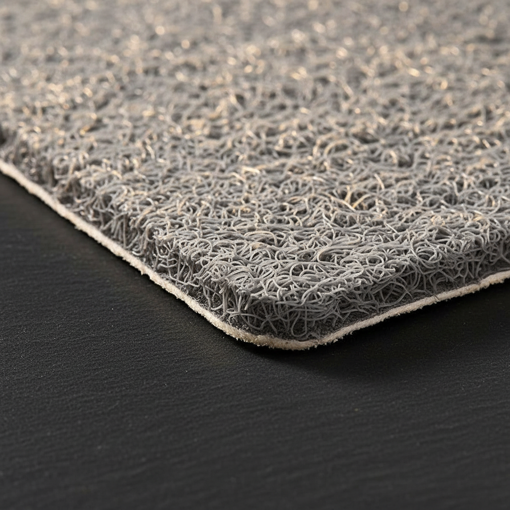 Rutschfeste Duschmatte mit weicher Luffa-Oberfläche und Drainage