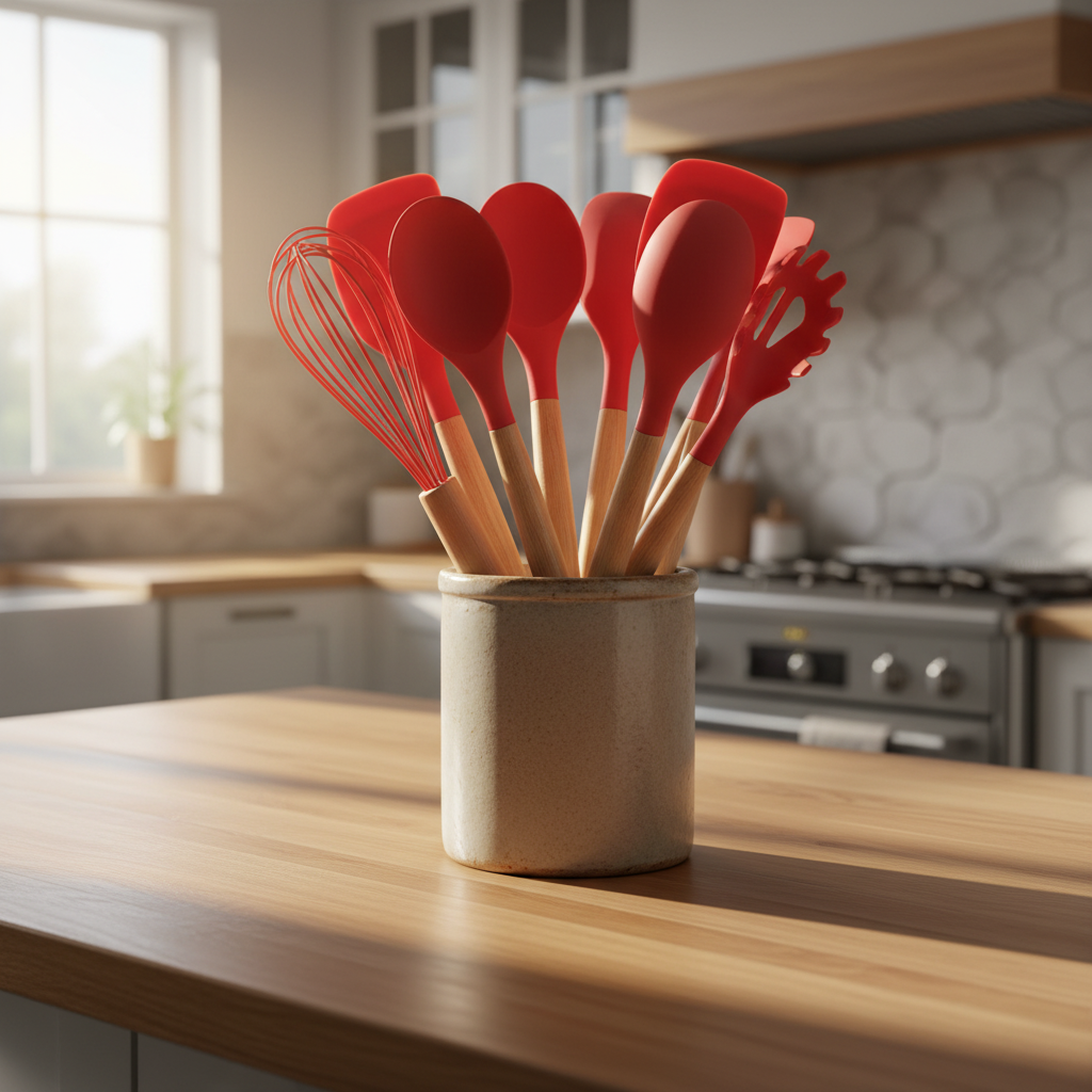 12-teiliges Silikon-Küchenutensilien-Set