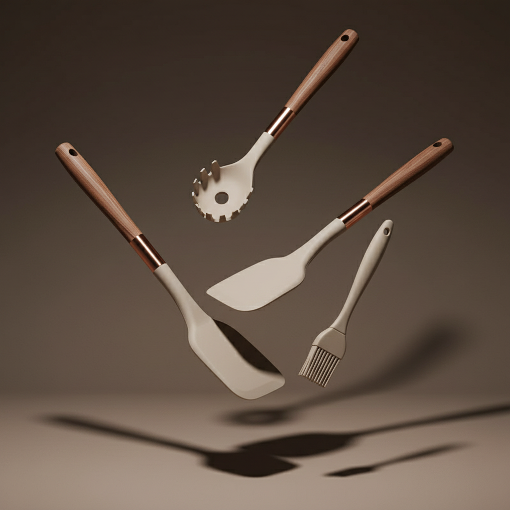 10-teiliges Premium-Silikon-Küchenutensilien-Set