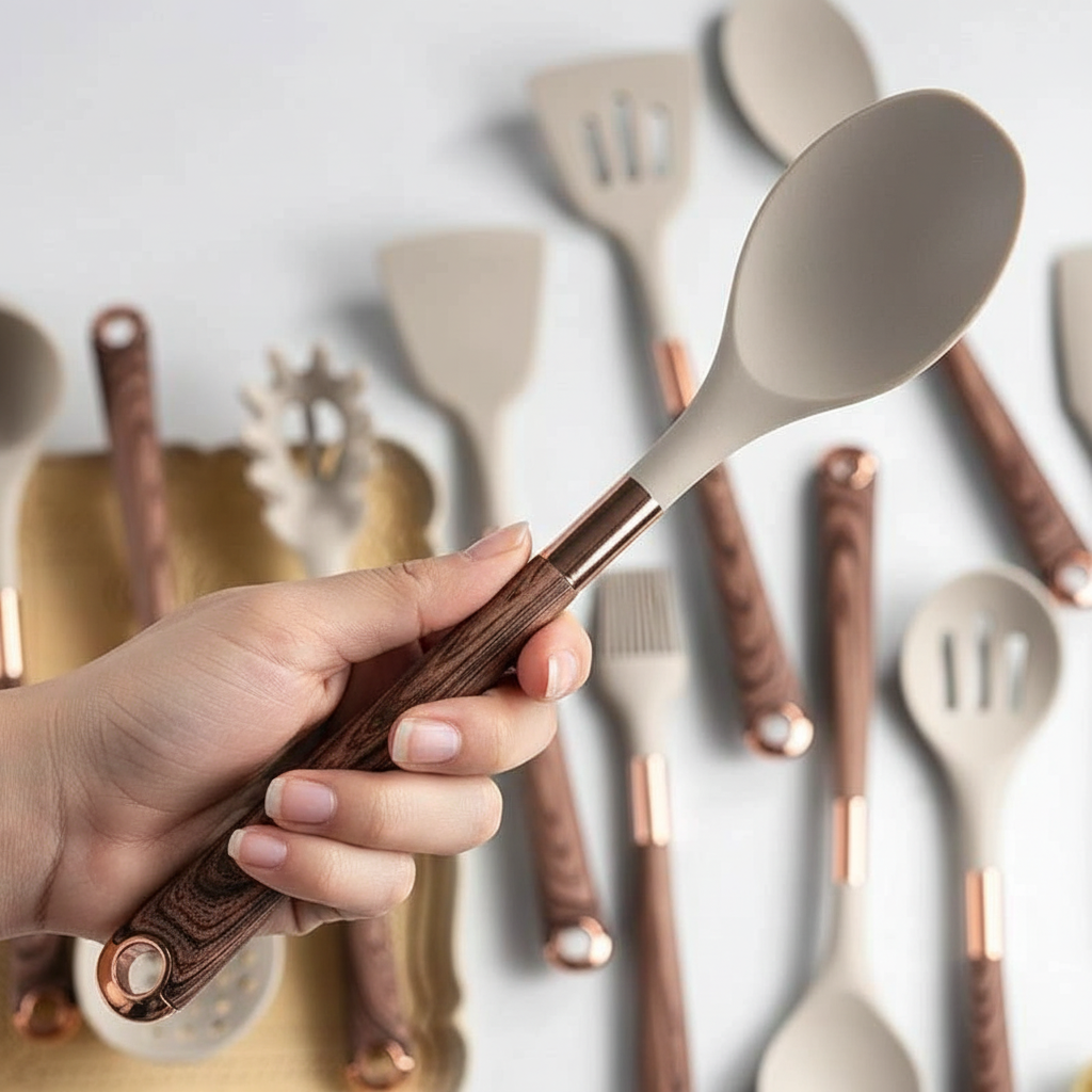 10-teiliges Premium-Silikon-Küchenutensilien-Set