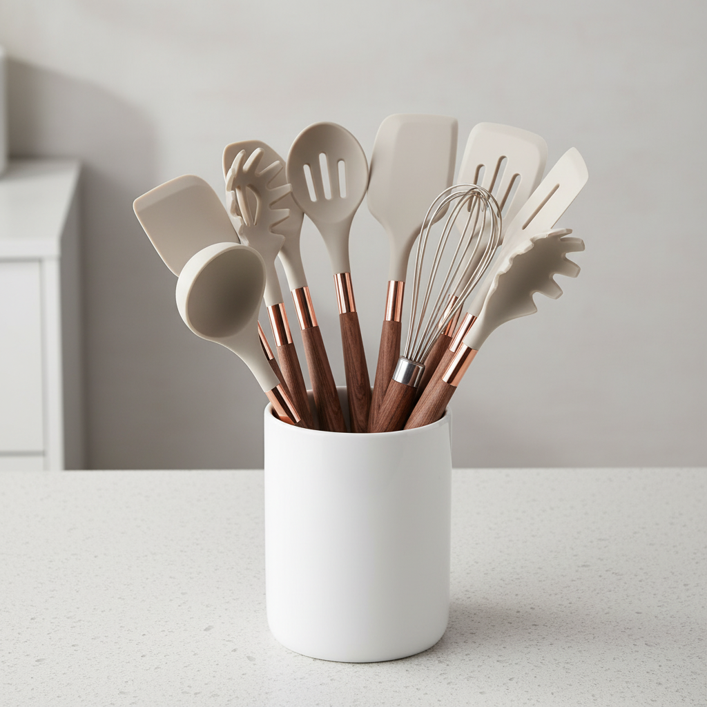 10-teiliges Premium-Silikon-Küchenutensilien-Set