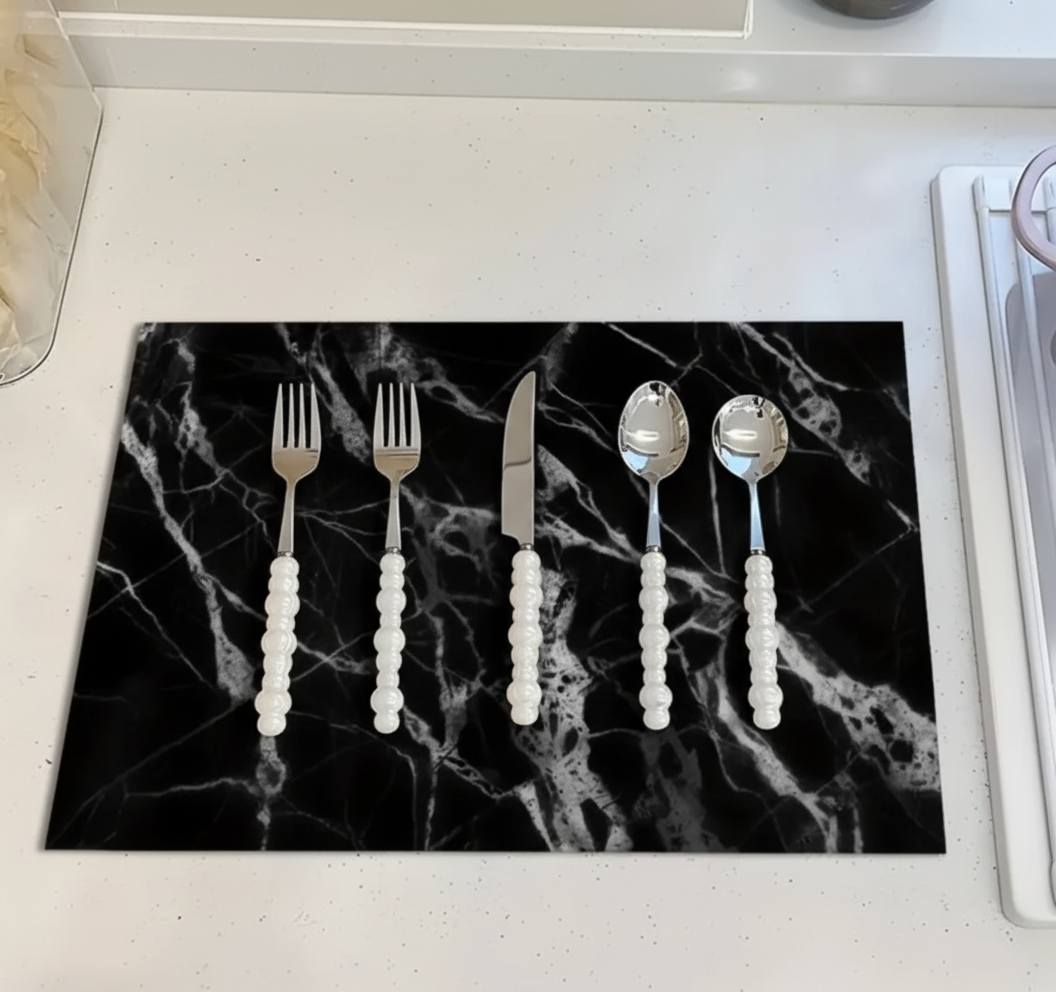 Marmor-Design Abtropfmatte