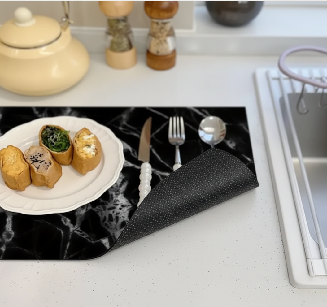 Marmor-Design Abtropfmatte