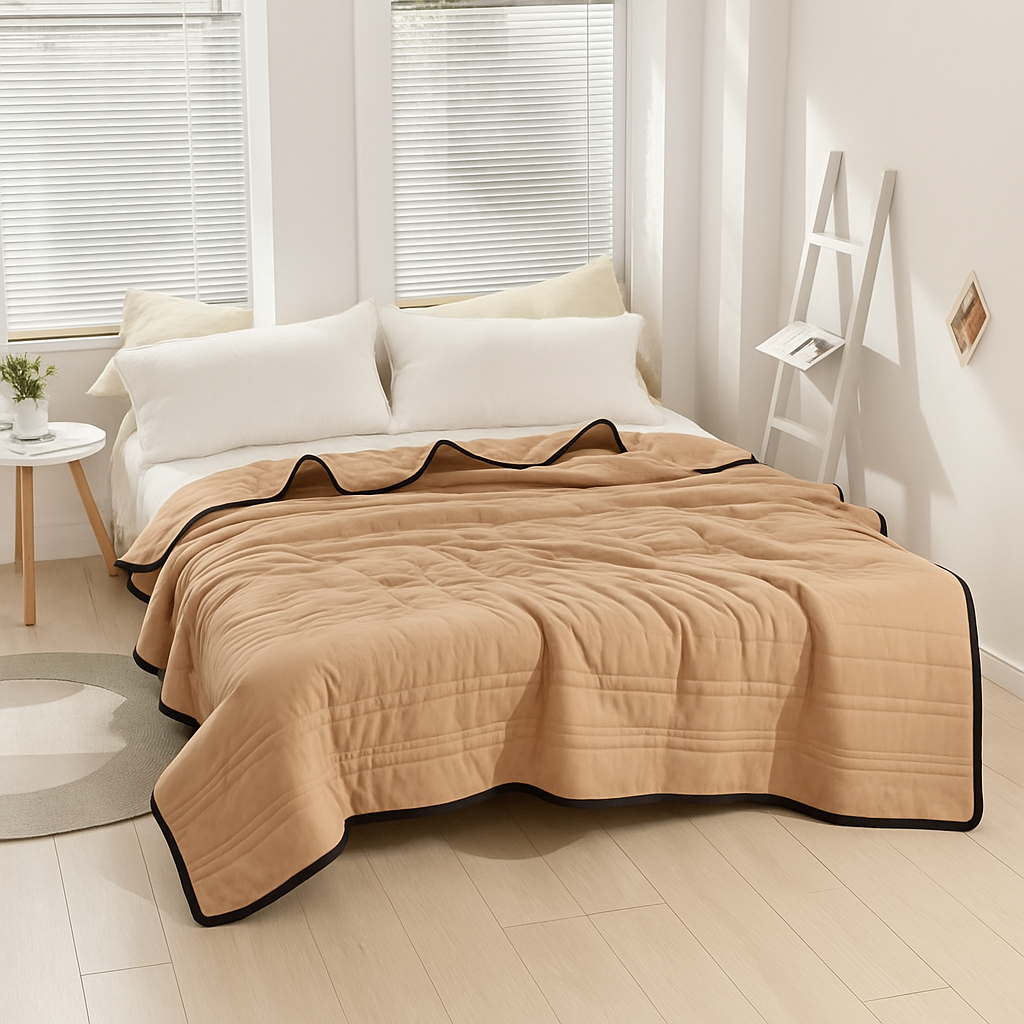 Sommerdecke aus kühlender Mikrofaser