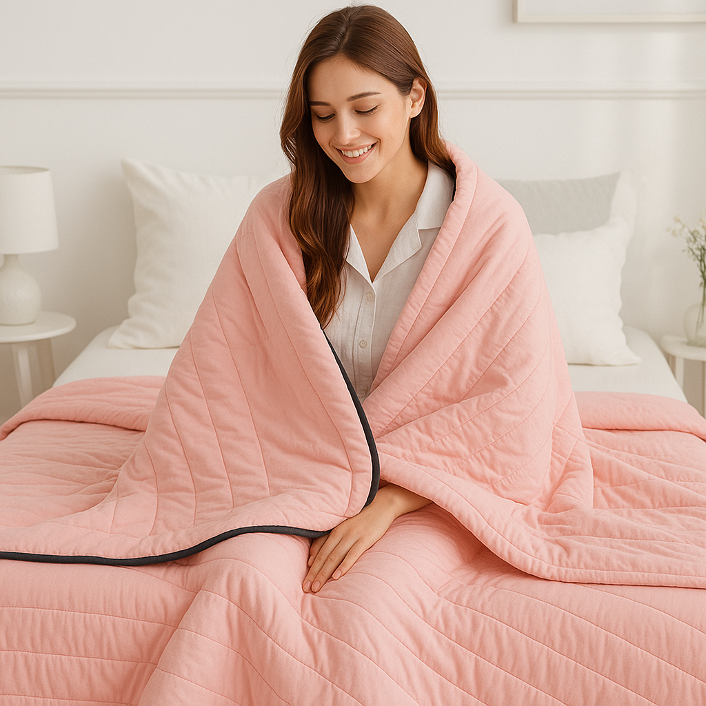 Sommerdecke aus kühlender Mikrofaser