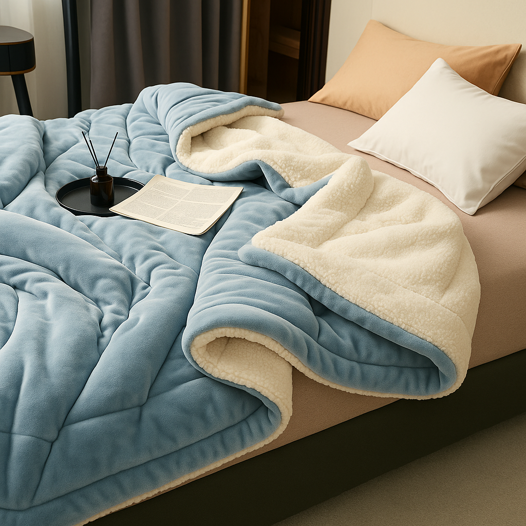 Plüsch SoftHug Luxus-Fleece-Decke | Ultraweich & Gemütlich