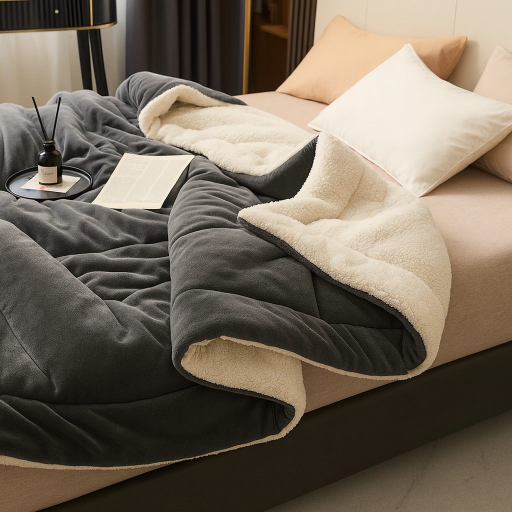 Plüsch SoftHug Luxus-Fleece-Decke | Ultraweich & Gemütlich