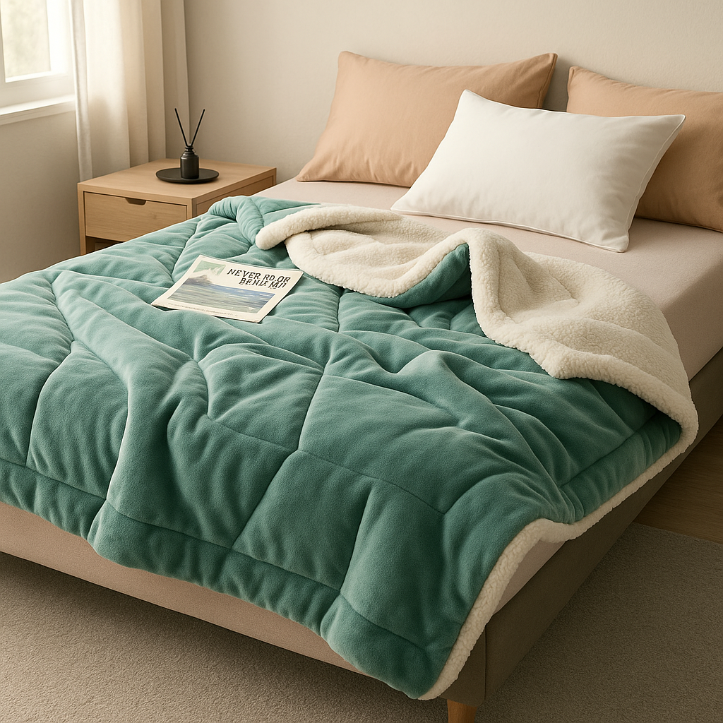 Plüsch SoftHug Luxus-Fleece-Decke | Ultraweich & Gemütlich