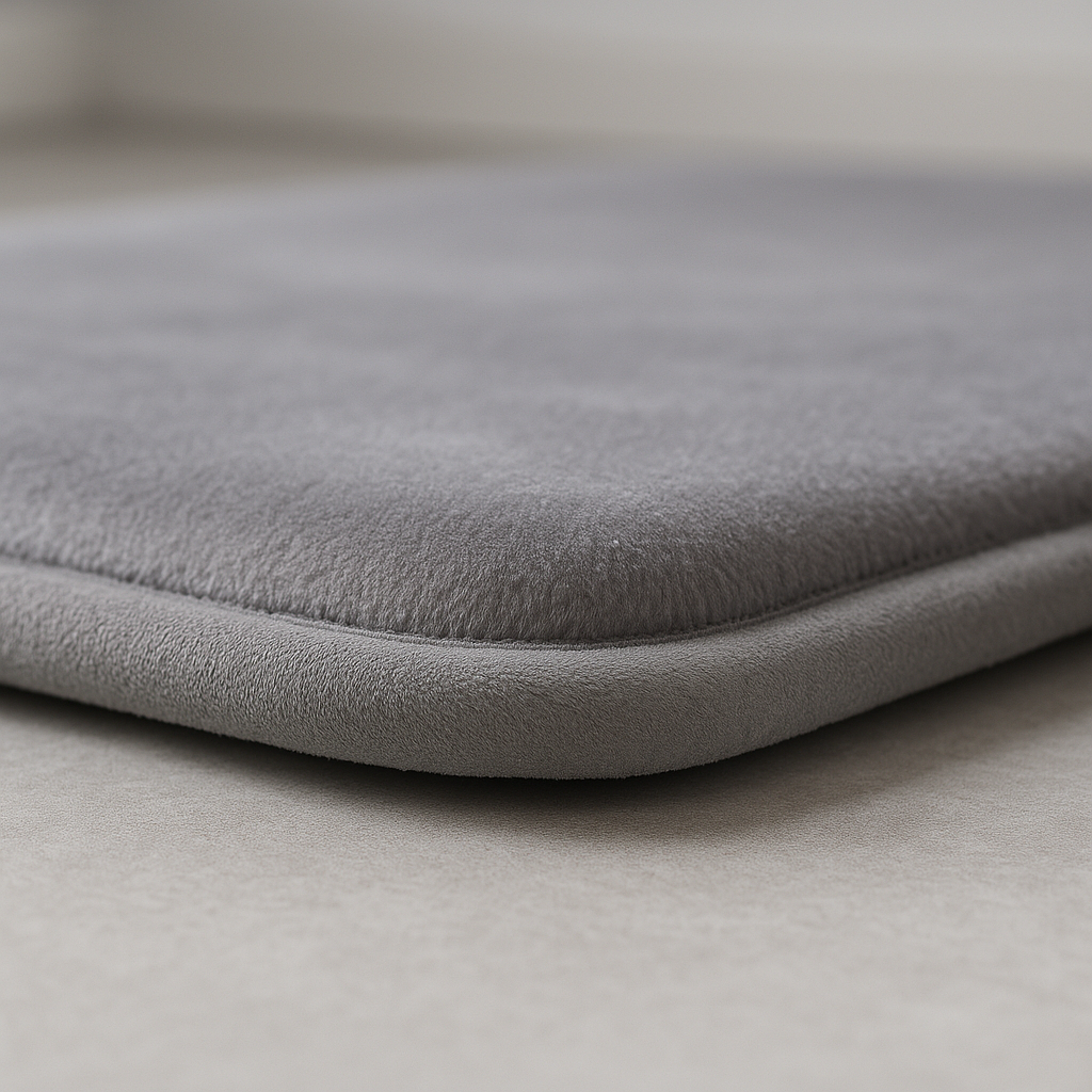 3-teiliges Samt-Memory-Schaum-Badematten-Set