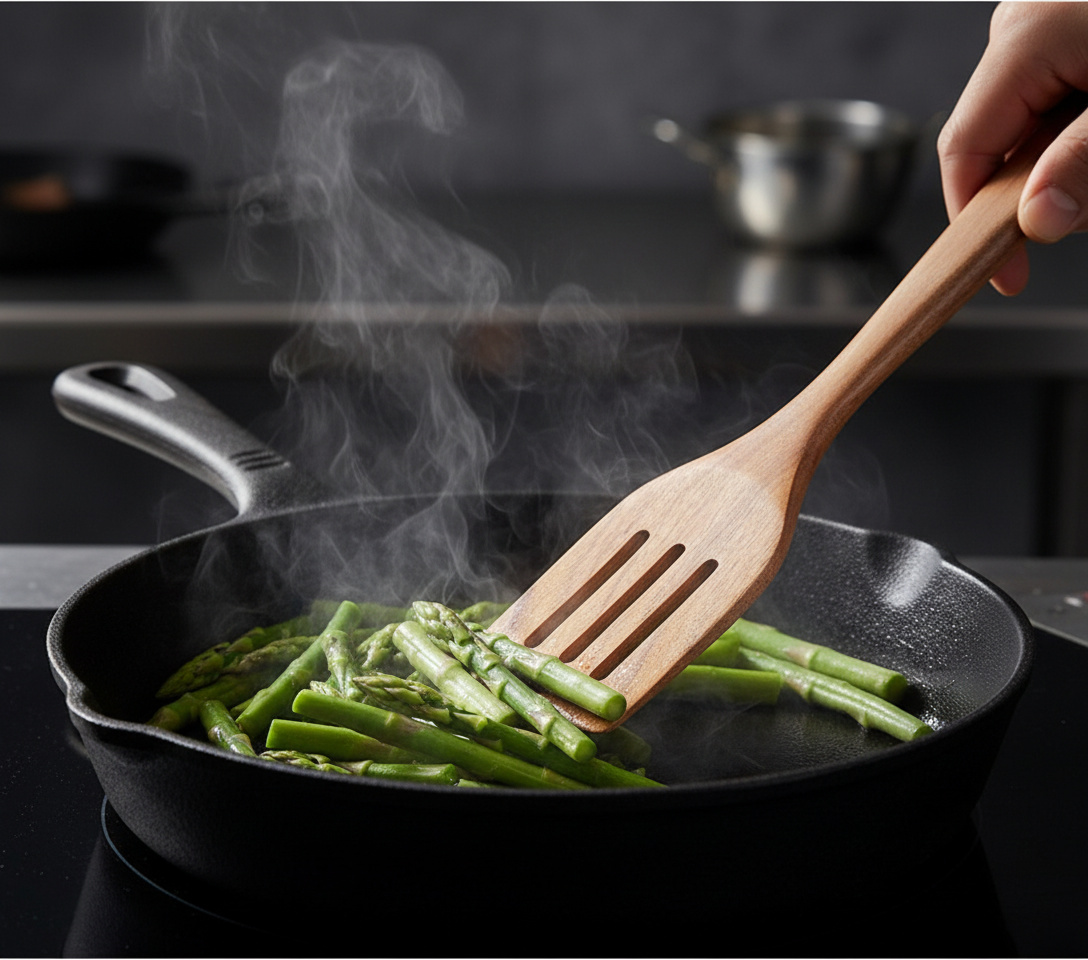 Premium 7-teiliges Kochutensilien-Set aus Holz